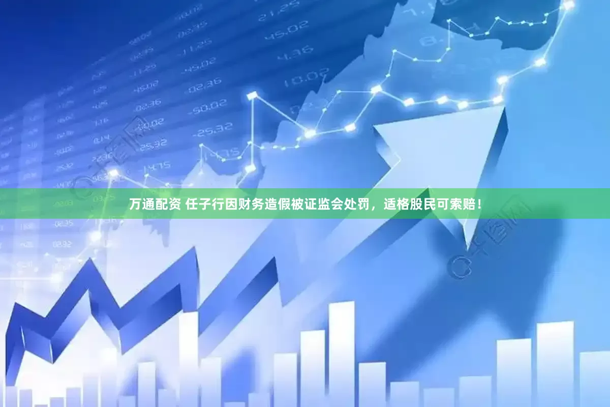 万通配资 任子行因财务造假被证监会处罚，适格股民可索赔！